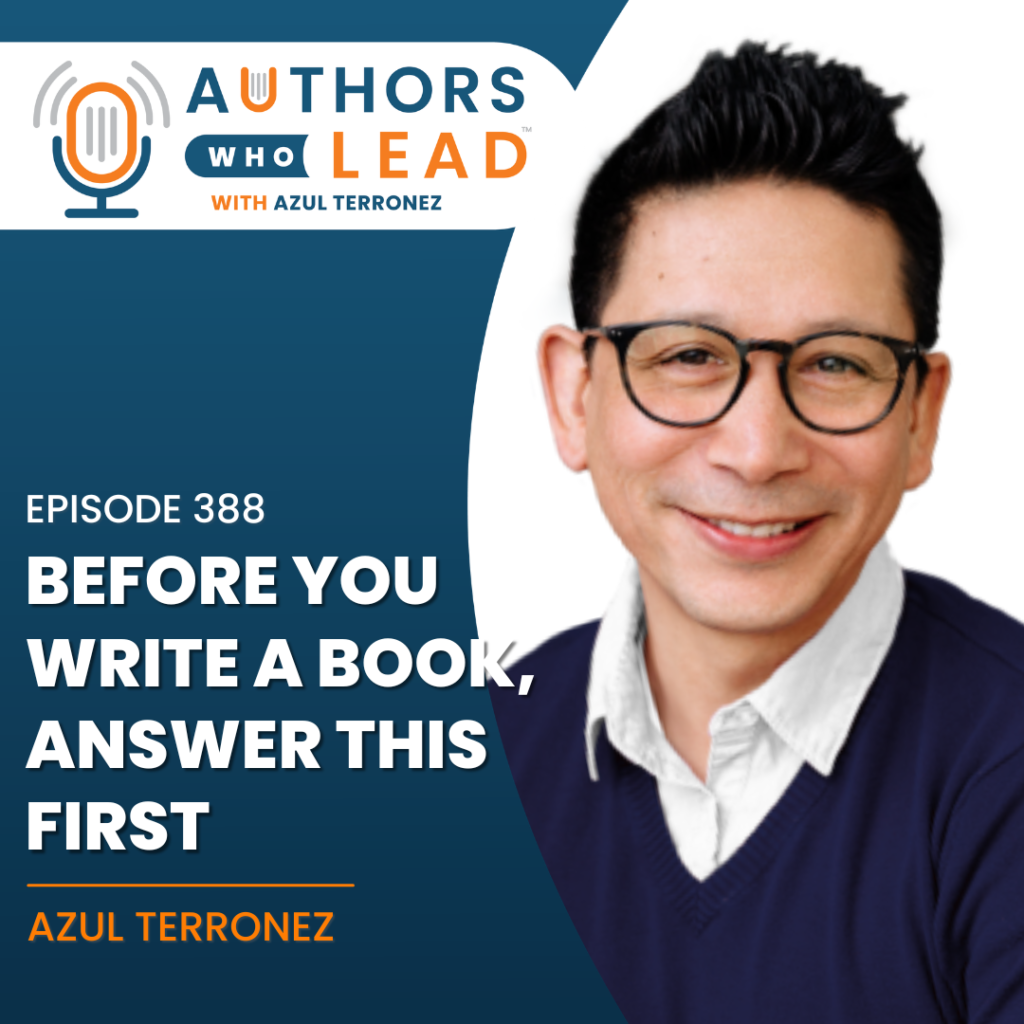 Azul Terronez speaking about overcoming self-doubt before writing a book.
